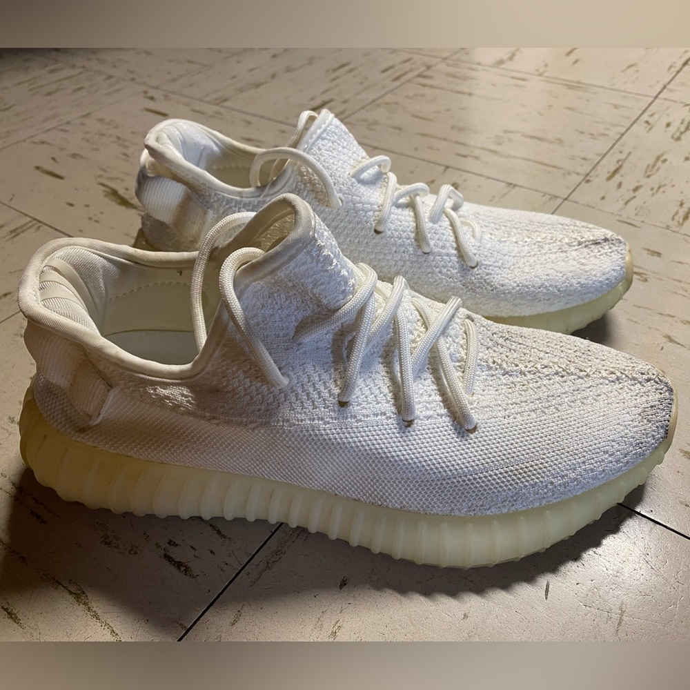 White Unisex Adidas Yeezy Boost Sneakers